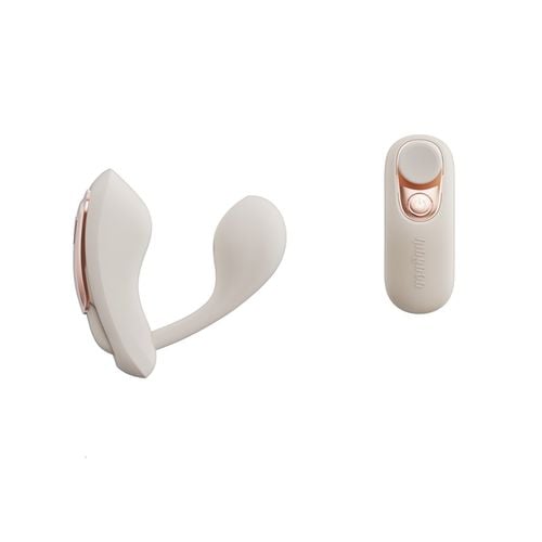qingnan no.6 wireless control wearable  vibrator beige na Arena.pl
