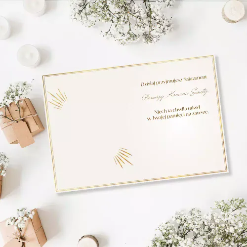 Karnet B6 Komunijny, Kropki na Arena.pl