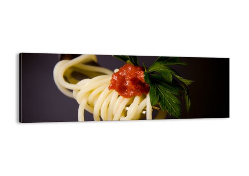 Obraz Na Płótnie - Spaghetti Sos  - 90X30 Cm - Ab90X30-1307 na Arena.pl