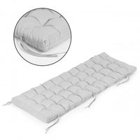 WODOODPORNA PODUSZKA OGRODOWA MODERNHOME 145x52 SZARA NA LEŻAK