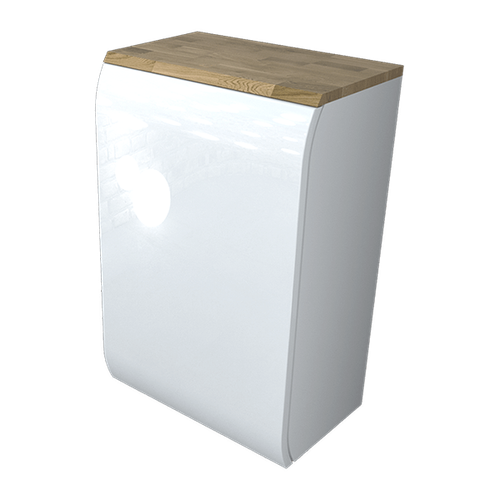 Szafka łazienkowa podwieszana z koszem na pranie 50/32/76,5 cm na Arena.pl