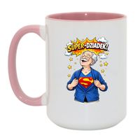 Duży Biało-Różowy 450 ml