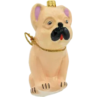 Bombka choinkowa: Buldog francuski: Fawn