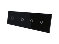 2 x PANEL SZKLANY DOTYKOWY WŁĄCZNIK 1+1+1+1
