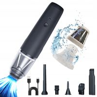 BEZPRZEWODOWY ODKURZACZ SAMOCHODOWY USB 4w1 przenośny 1200 mAh 120 W
