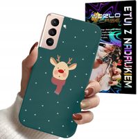 ETUI CASE DO SAMSUNG S22 - ŚWIĄTECZNE WZORY RENIFER MIKOŁAJ PREZENT