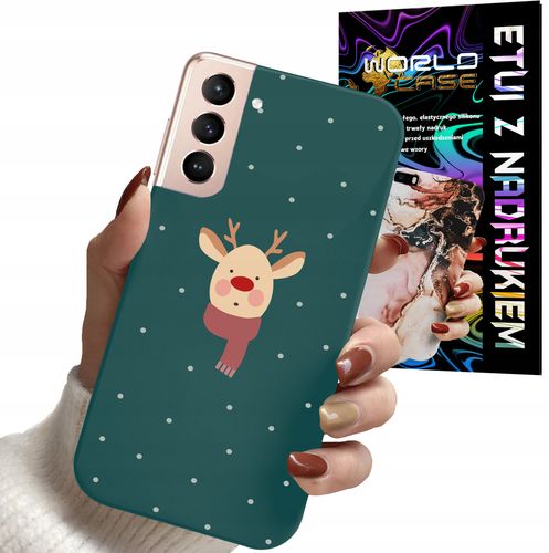 ETUI CASE DO SAMSUNG S22 - ŚWIĄTECZNE WZORY RENIFER MIKOŁAJ PREZENT na Arena.pl