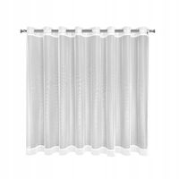 Firana gotowa na przelotkach NEL 350x145 Eurofirany biała