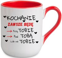 KUBEK PREZENT DLA DZIEWCZYNY ŻONY MĘŻA CHŁOPAKA NA WALENTYNKI URODZINY