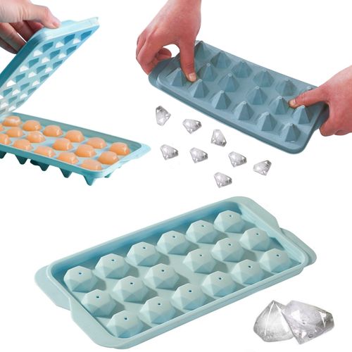 Forma foremka pojemnik do kostek lodu na 18 mini sztuk diament praktyczna na Arena.pl