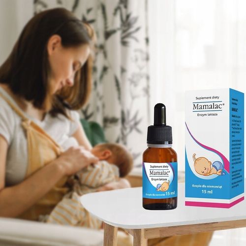 Mamalac KROPLE Z LAKTAZĄ DLA NIEMOWLĄT NA KOLKĘ na Arena.pl