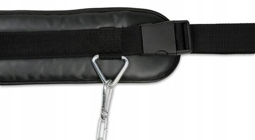 DIP BELT PAS OBCIĄŻENIOWY KULTURYSTYCZNY Z ŁAŃCUCHEM MOCNY BUSHIDO na Arena.pl