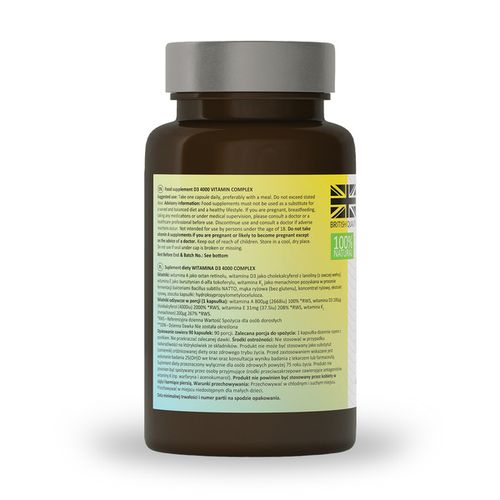 NAVIGATOR Cztery Pory Roku Witamina D3 4000 IU 90 kaps. na Arena.pl