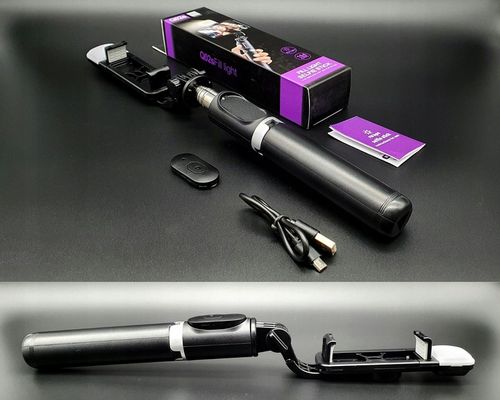 STATYW DO TELEFONU SELFIE STICK TRIPOD UCHWYT 3W1 Kijek + PILOT Bluetooth na Arena.pl