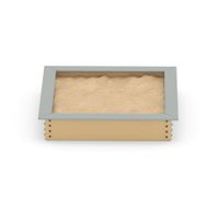 piaskownica z atestem 150x150 szaro-beżowy