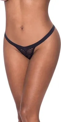 magic silk exposed stringi l/xl z siateczki z otwartym krokiem na Arena.pl