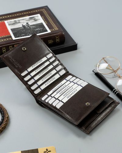 portfel męski skórzany n01-rvt-3173 d.brown na Arena.pl