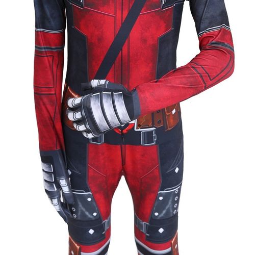 STRÓJ PRZEBRANIE KOSTIUM DEADPOOL COSPLAY 122/128 na Arena.pl