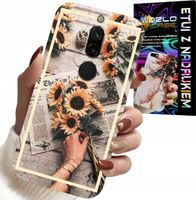 ETUI DO XIAOMI REDMI 8 - KWIATISTY WZÓR SŁONECZNIK SŁONECZNIKI