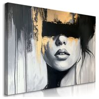 Obraz Canvas Do Sypialni Portret W Stylu Glamour Abstrakcja 120cm x 80cm