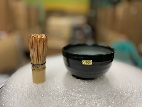 ZESTAW do parzenia matcha ŁYŻECZKA CZARKA MIOTEŁKA na Arena.pl