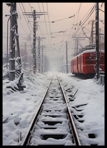 Plakat 39,5x55cm Podróż po Torach na Arena.pl