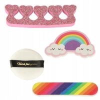 Kosmetyki do makijażu make up lakiery torebka zestaw 21 elementów