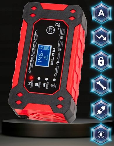 PROSTOWNIK ŁADOWARKA DO AKUMULATORA LCD 12V 10A FUNKCJA NAPRAWY AUTOMAT na Arena.pl