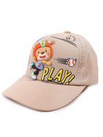 Czapka z daszkiem bejsbolówka dziecięca unisex miś beżowa 50-54 YOCLUB