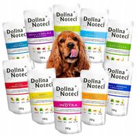 DOLINA NOTECI PREMIUM MOKRA KARMA MIX 10 SMAKÓW DLA PSA 10x150G