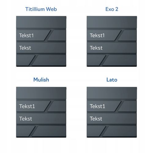 DUŻA SKRZYNKA NA LISTY Z ADRESEM NUMEREM DOMU |4 CZCIONKI| ANTRACYT na Arena.pl