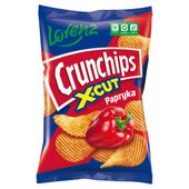 Crunchips X-Cut Chipsy ziemniaczane o smaku papryka 140 g