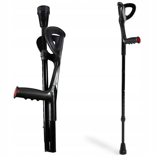 Kula ortopedyczna do chodzenia SKŁADANA kula Inwalidzka łokciowa do 136 kg na Arena.pl