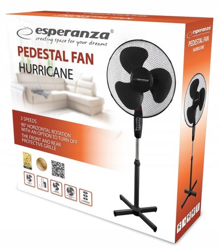 STOJĄCY WIATRAK PODŁOGOWY DO DOMU CICHY WENTYLATOR na Arena.pl