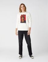 MĘSKA BLUZA WRANGLER SOUL REBEL CREW WHITE W681H1989 M