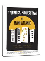 Woody Allen Tajemnica morderstwa na Manhattanie - obraz na płótnie 60x80 cm