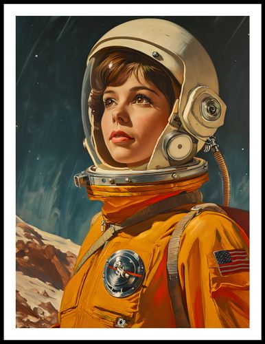 Plakat 60x80cm Pionierka Kosmosu na Arena.pl