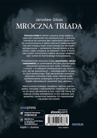 Pakiet Mroczna triada Jarosław Gibas na Arena.pl