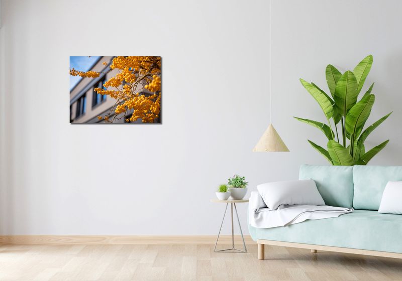 Obraz 70x50cm Złote Jagody zdjęcie 2