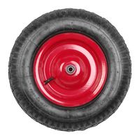 2X KÓŁKO DO TACZKI TACZEK DĘTKOWE KOŁO OPONA MOCNA 16" KRAFT&DELE KD450