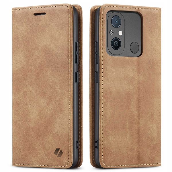 Spacecase Wallet Redmi 12C Light Brown zdjęcie 3