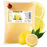 SOK Z CYTRYN TŁOCZONY 100% NFC CYTRYNOWY ŚWIEŻY 5L