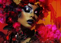 Plakat 100x70cm Kwiecista Diva