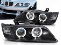 LAMPY REFLEKTORY DO BMW Z3 OD 1996 DO 2002 Roku RINGI LED ŻARÓWKI H1 GRATIS