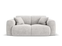 SOFA THEO 2-OSOBOWA - TKANINA CHENILLE - JASNY SZARY MAISON HERITAGE