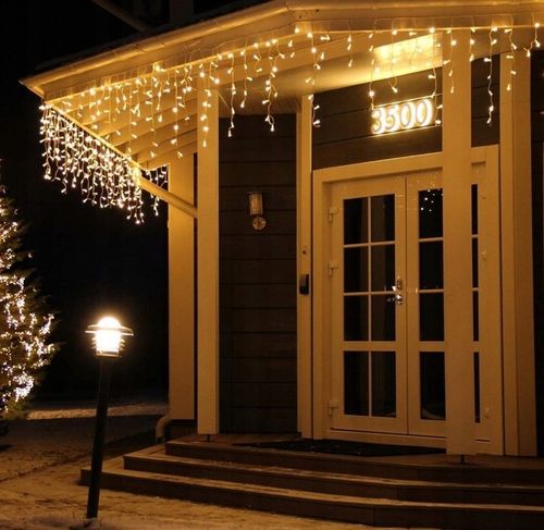 SOPLE 500 LED LAMPKI ZEWNĘTRZNE IP44 STAŁE + FLASH KURTYNA ŚWIETLNA GRUBE na Arena.pl