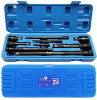 Zestaw 9 szt. przedłużek udarowych AD-9U Stal Cr-Mo Przedłużki do narzędzi