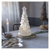 Choinka ceramiczna dekoracje 4 LED 33,5 cm 2x AA ciepła biel IP20 EMOS