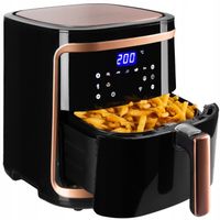 FRYTKOWNICA BEZTŁUSZCZOWA 7 L FRYTOWNICA 1900W XL AIR FRYER LCD GOLD ZŁOTA FRYTKOWNICA BEZTŁUSZCZOWA 7 L FRYTOWNICA 1900W XL AIR FRYER LCD GOLD ZŁOTA