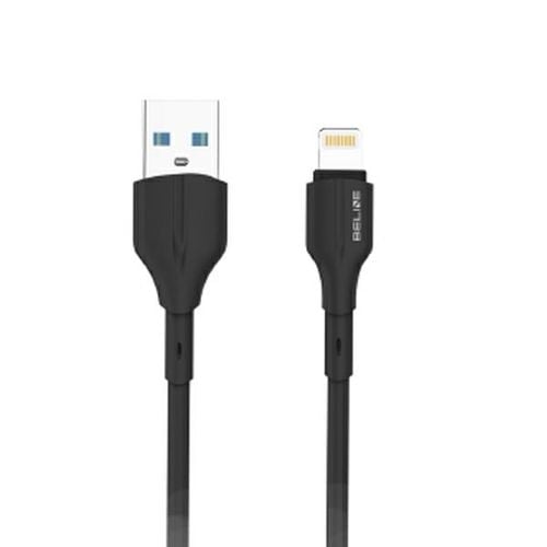 beline kabel 25w usb-a/lightning 1m      czarny/black blncbl01 na Arena.pl